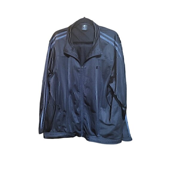 Starter Athletic Jacket Men's Size 3XL Black - Picture 3 of 4